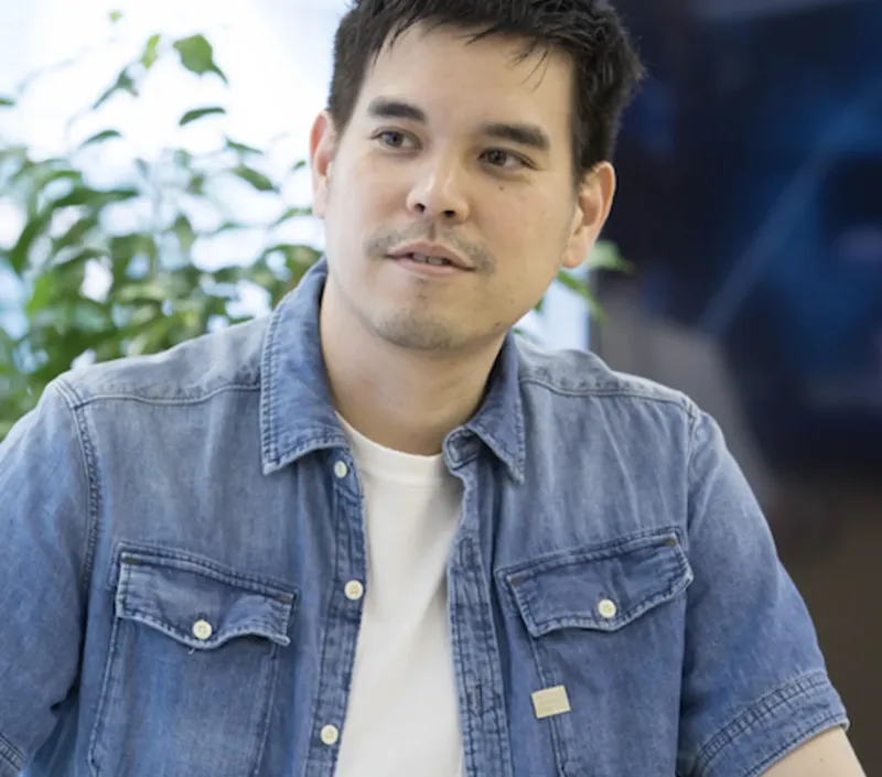 株式会社RHEMS Japan代表取締役の佐藤マイベルゲン玲氏の取材写真